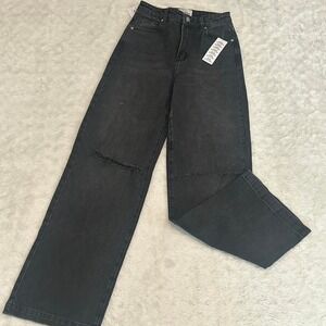 Abrand Jeans  Tag Size: 7/25 Black Denim